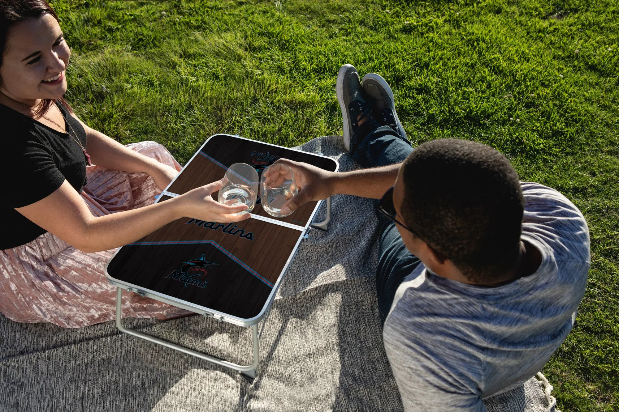 Miami Marlins - Concert Table Mini Portable Table
