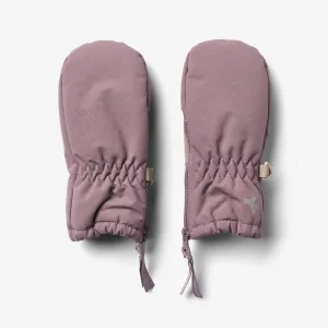 Mittens Zipper Tech - dry lilac