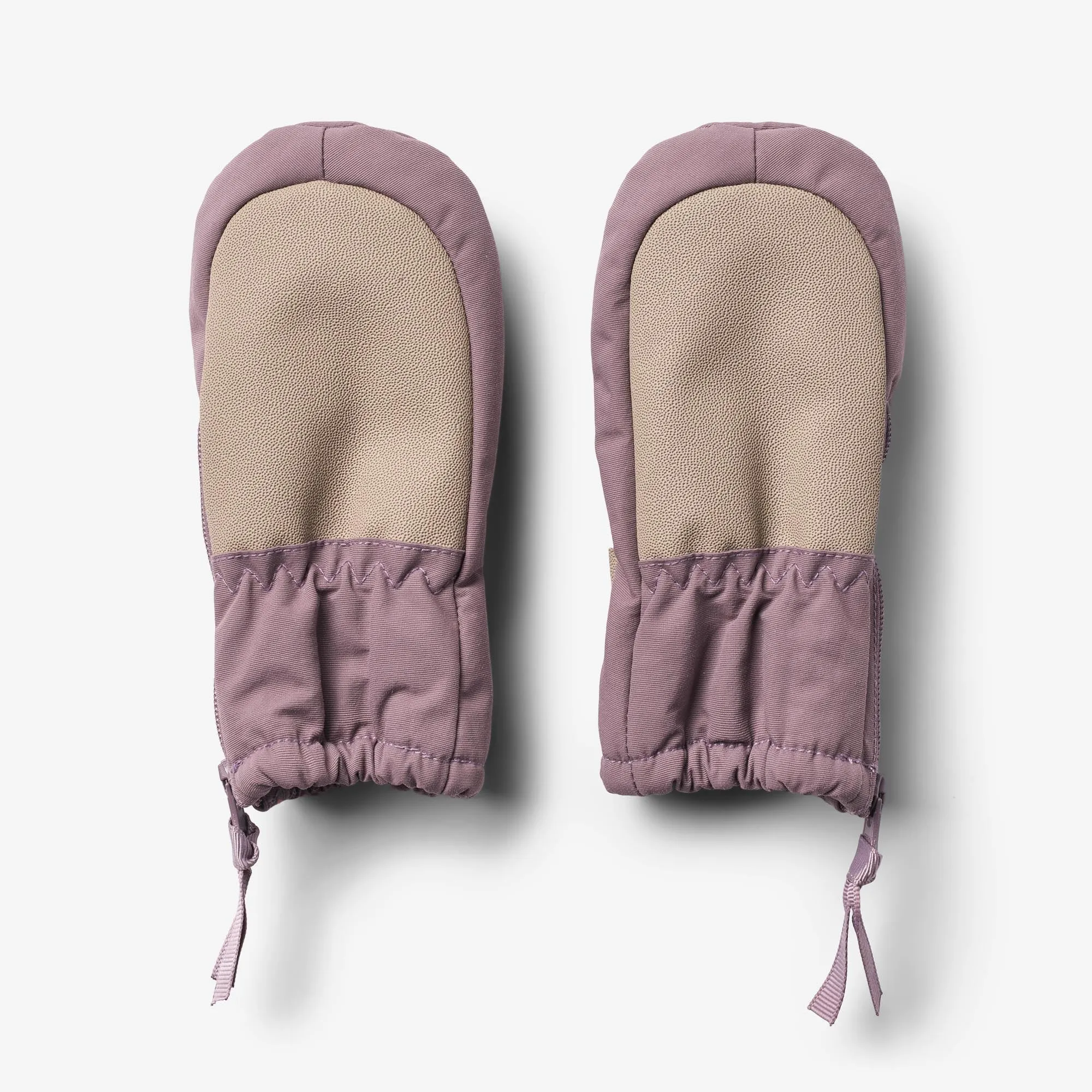 Mittens Zipper Tech - dry lilac