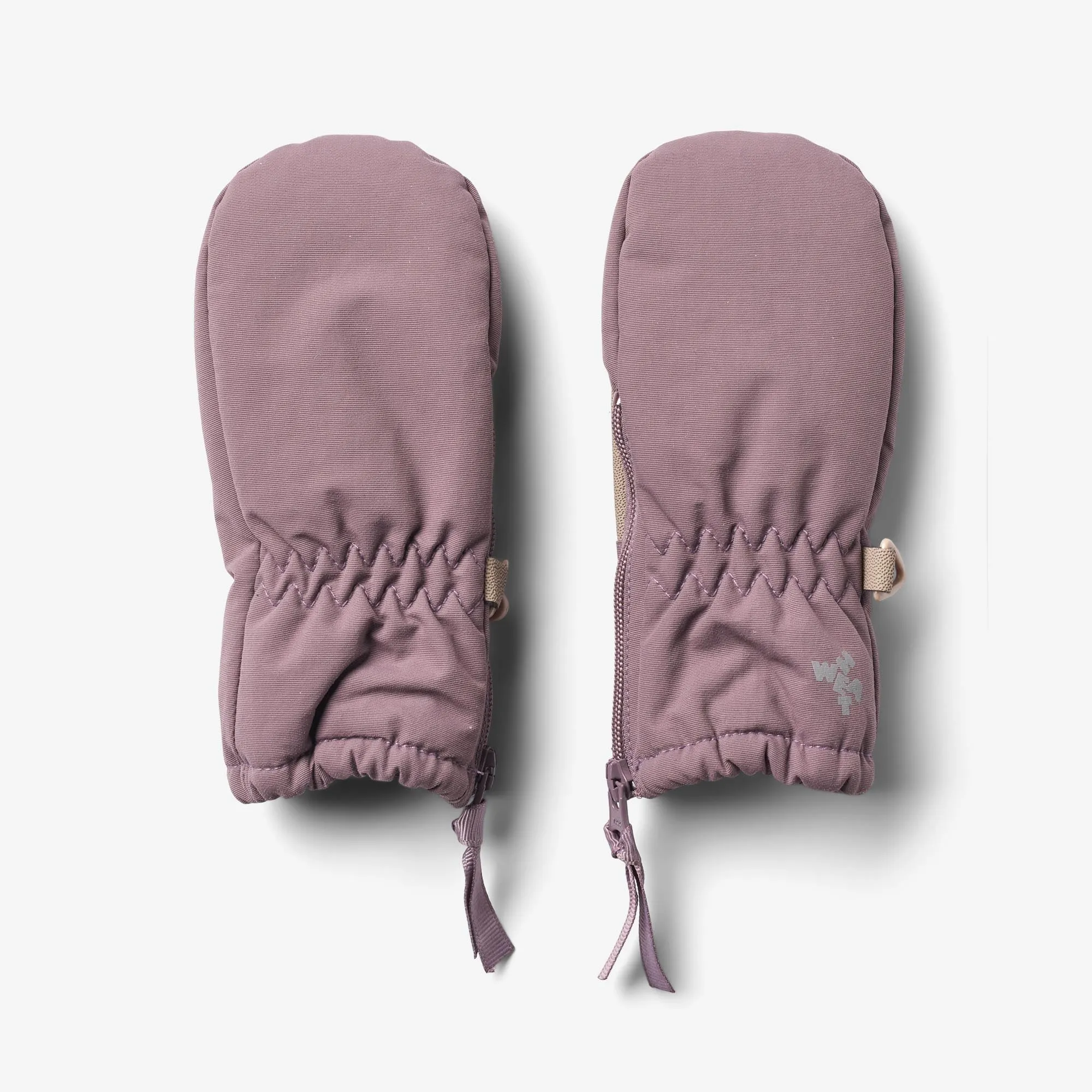 Mittens Zipper Tech - dry lilac