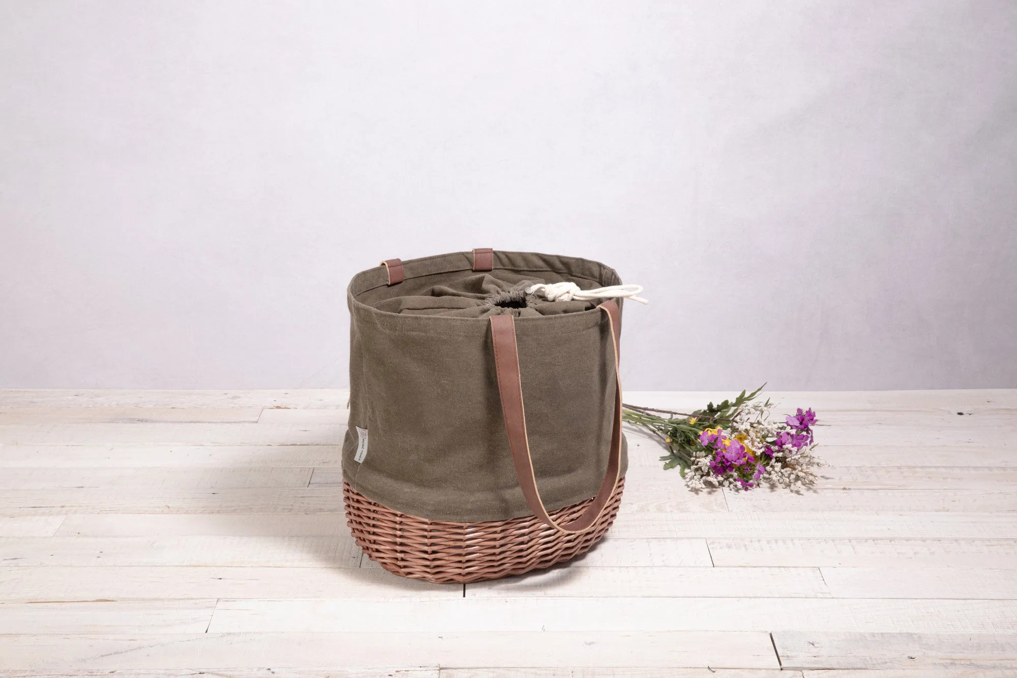 New Orleans Saints - Coronado Canvas and Willow Basket Tote