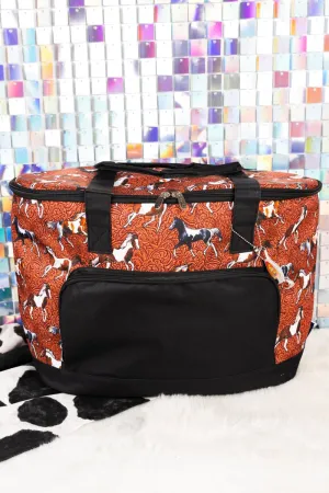 NGIL Hold Your Horses and Black Cooler Tote with Lid