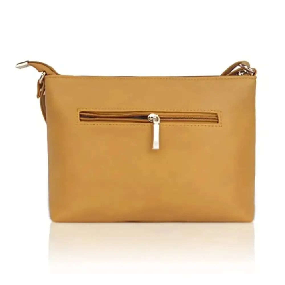 Nicoberry Printed canvas sling bag Women (Yellow)