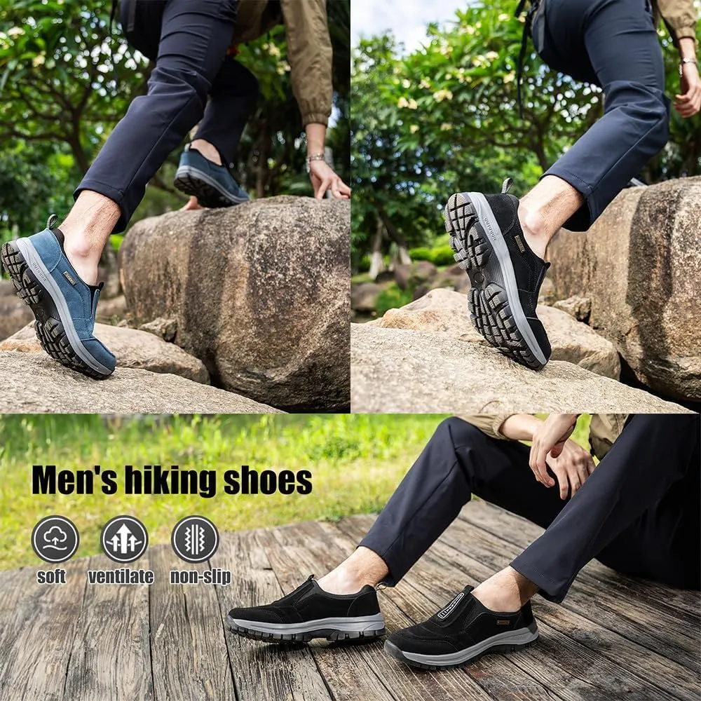 Nisza Dallader Orthopedic Walking Shoes Hiking Shoes Mens, Comfortable Waterproof Dallader Shoe, Slip-On Outdoor Sneakers