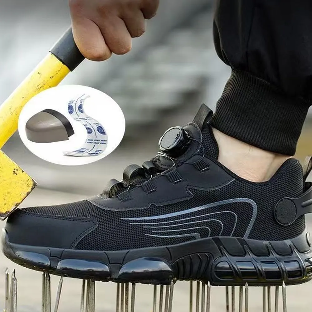 Noozier Safety Shoes Noozier Safety Shoes Mens Steel Toe Comfortable Puncture Proof Sneakes Boots Air Cushion for Industrial and Construction Industries