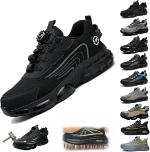 Noozier Safety Shoes Noozier Safety Shoes Mens Steel Toe Comfortable Puncture Proof Sneakes Boots Air Cushion for Industrial and Construction Industries