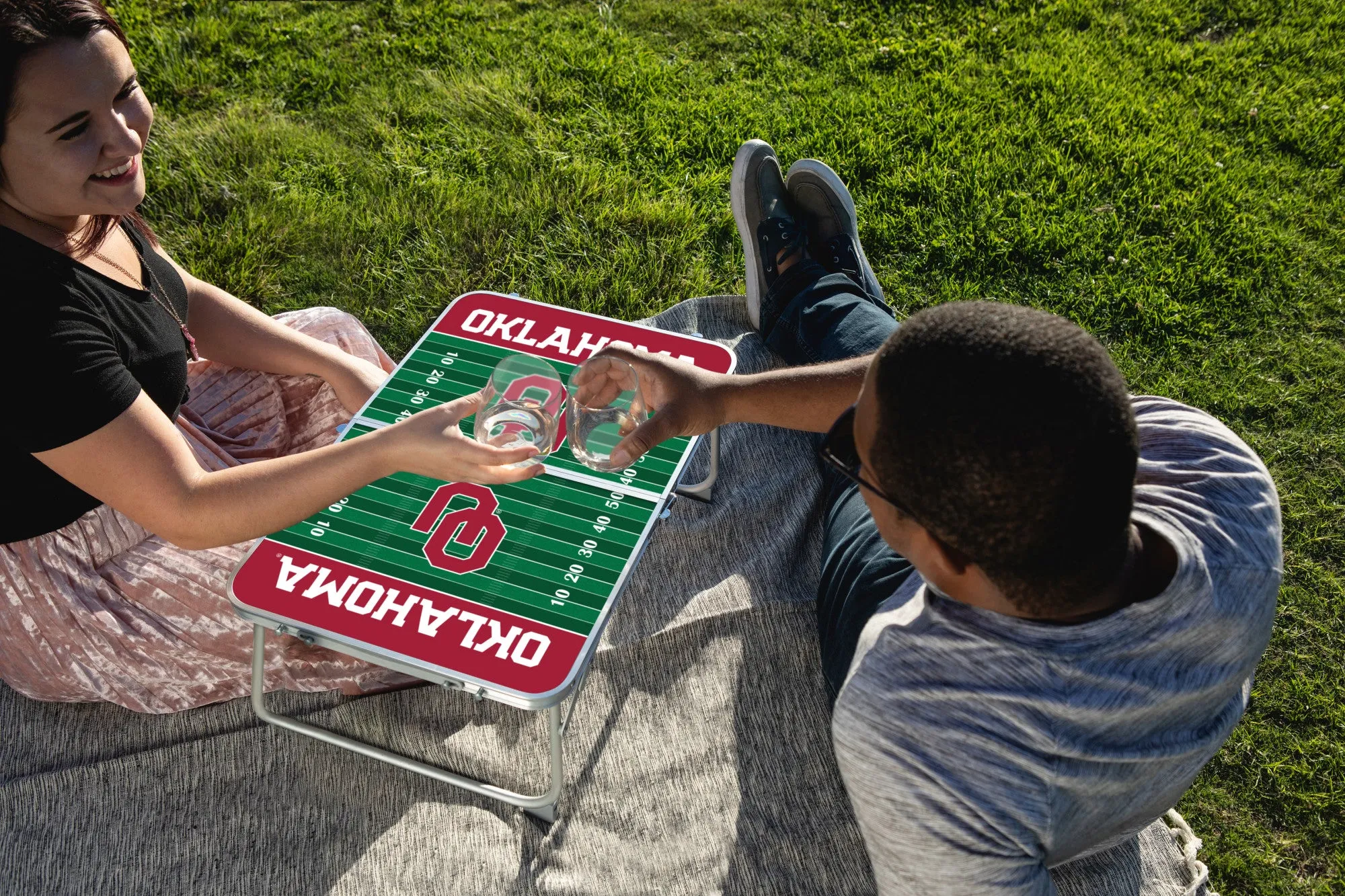 Oklahoma Sooners - Concert Table Mini Portable Table