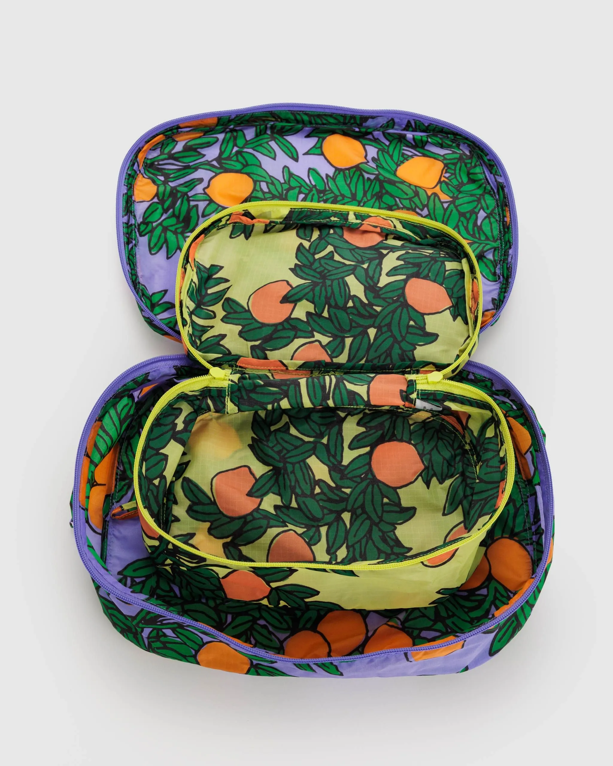 Packing Cube Set - Orange Trees