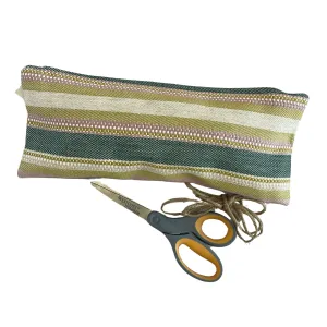 Pouch in Colorful Stripes