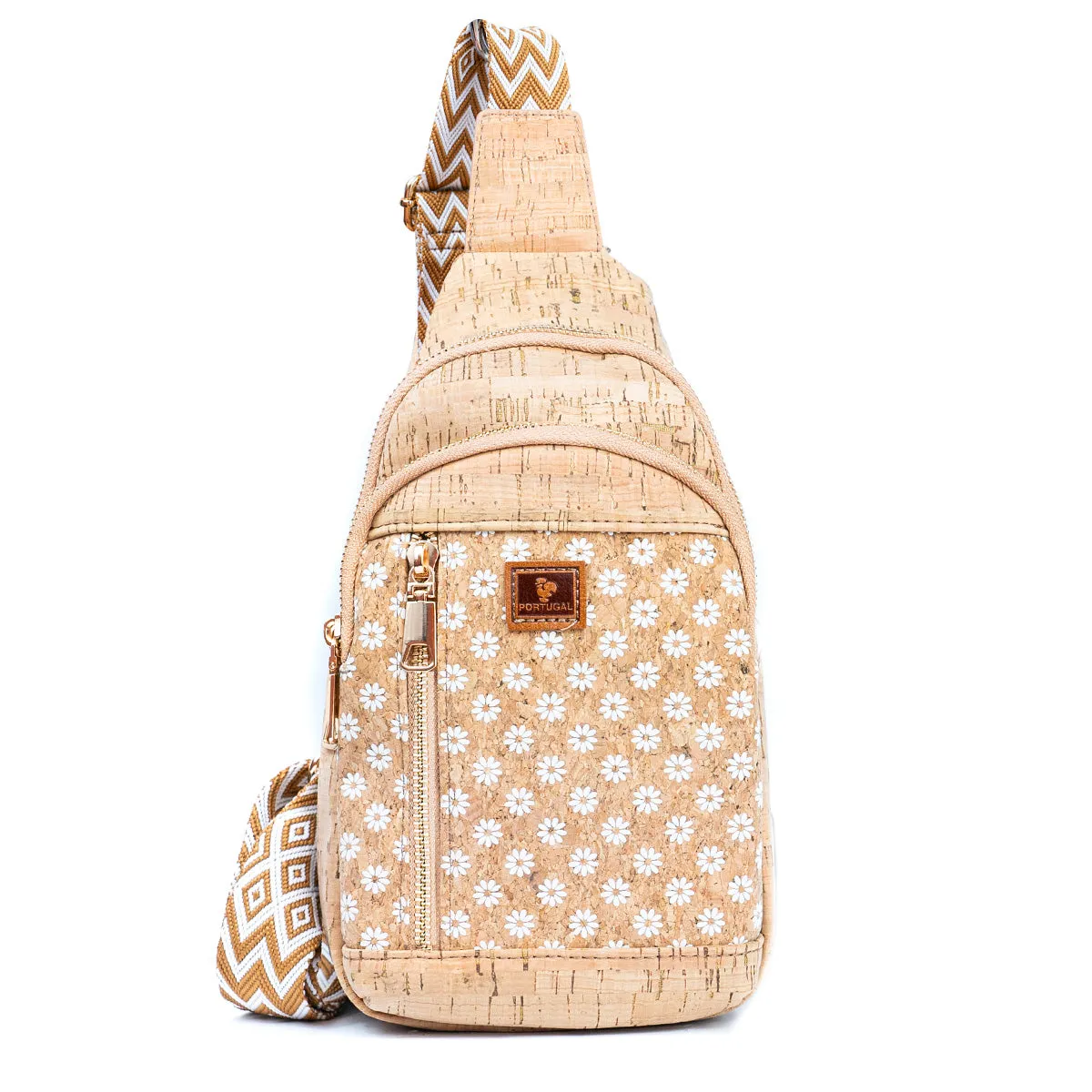 Printed Cork Women's Chest Bag Sling Bag BAGD-566