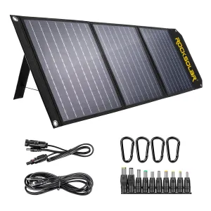 ROCKSOLAR 60W 12V Foldable Solar Panel - Portable USB Solar Battery Charger