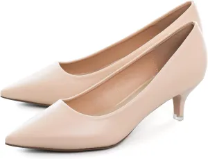 SAILING LU Pumps Shoes for Women Low Heels Wedding Dressy Sexy Kitten Heels Closed Pointed Toe Pumps Shoes
