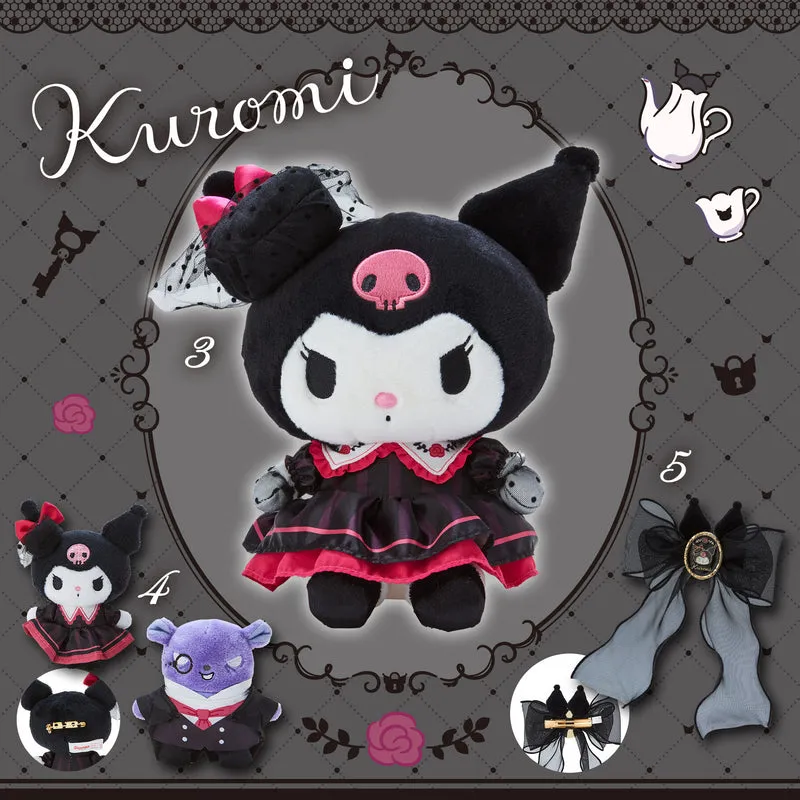 Sanrio Kuromi "Ojosama" plushie mascot
