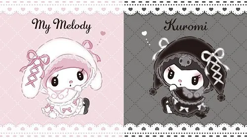 Sanrio My Melody "Moonlit Melokuro" 3 plushie mascot