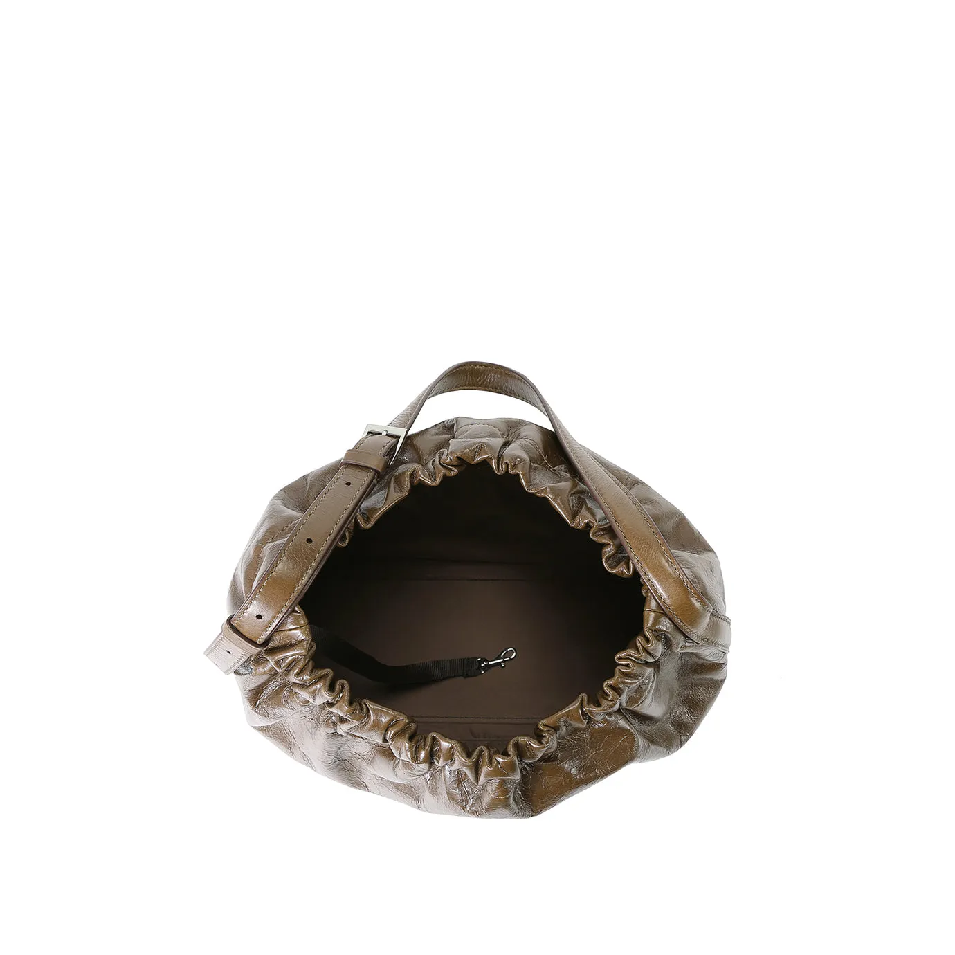 Scrunchie Sac À Bandoulière - Cacao