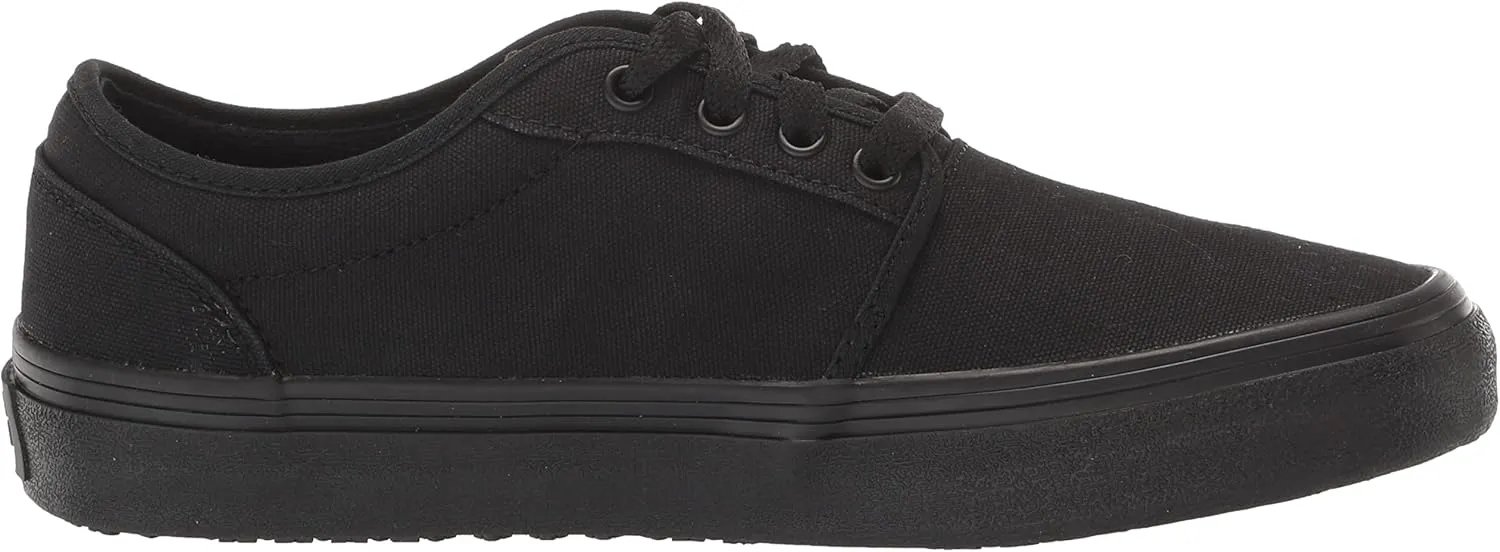 Shoes for Crews Merlin, Men's, Women's, Unisex Slip Resistant Food Service Work Sneakers, Water Resistant, Canvas, Black Or Grey