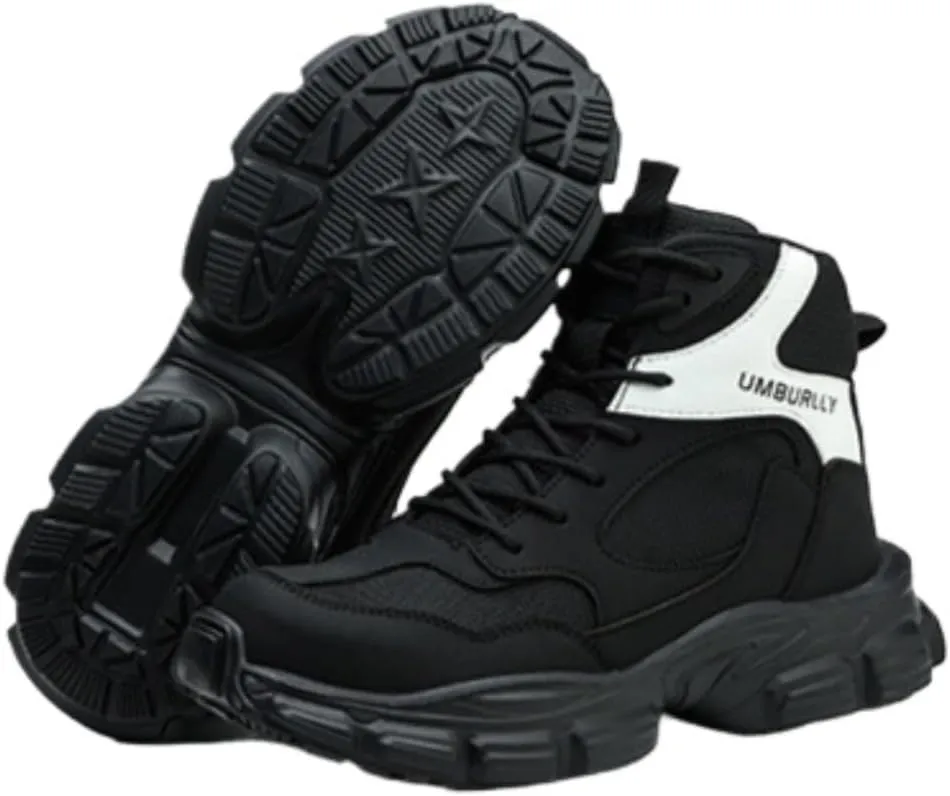 Steel Toe Boots for Women Working Lightweight Indestructible Safety Shoes Wide Width Fit, Soft Comfort, Anti-Smashing & Puncture-Resistant, Non-Slip/Non-Skid