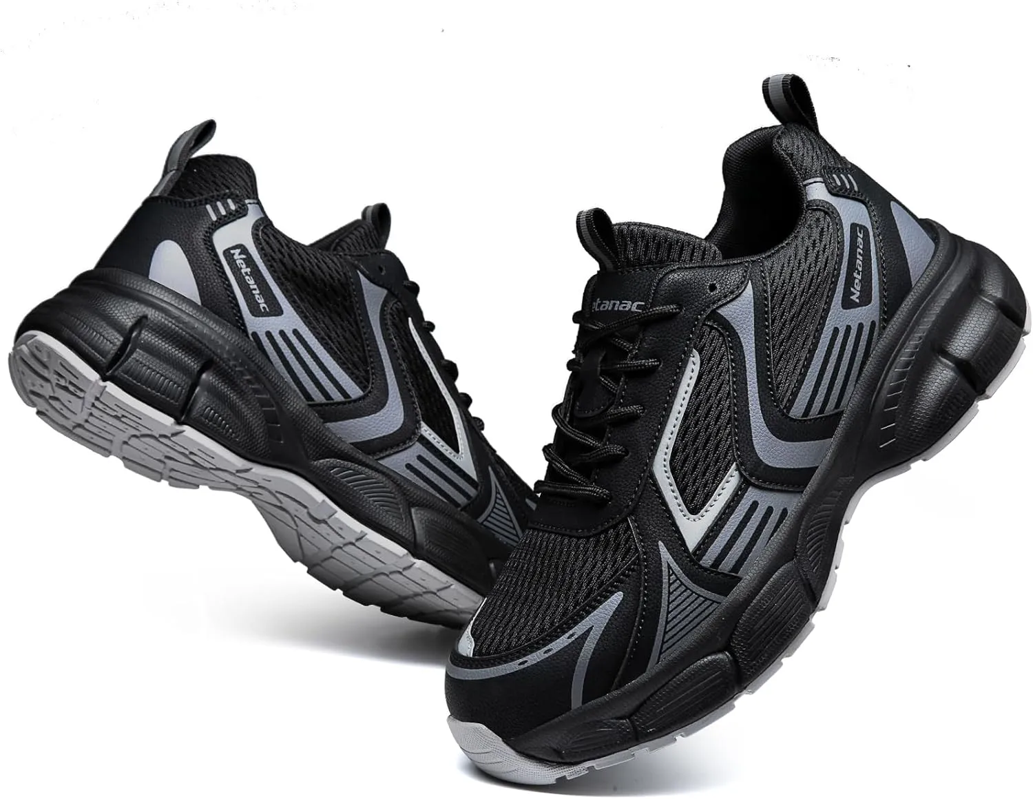 Steel Toe Shoes for Men Women  Durable Soles, Lightweight Comfortable Safety Work Sneakers