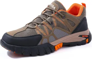 Steel Toe Shoes for Men,Non Slip Lightweight Work Shoes,Construction Industrial Work Boots,Comfortable Breathable Safety Steel Toe Sneakers for Men.
