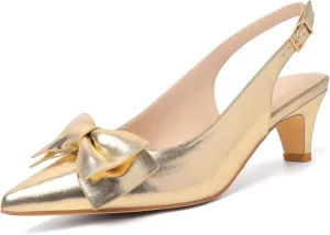 Susanny Slingback Heels for Women Stiletto Closed Pointed Toe Dress Shoes Heels Sexy Kitten Pumps Wedding Party Evening Prom Dance Ankle Strappy Shoes