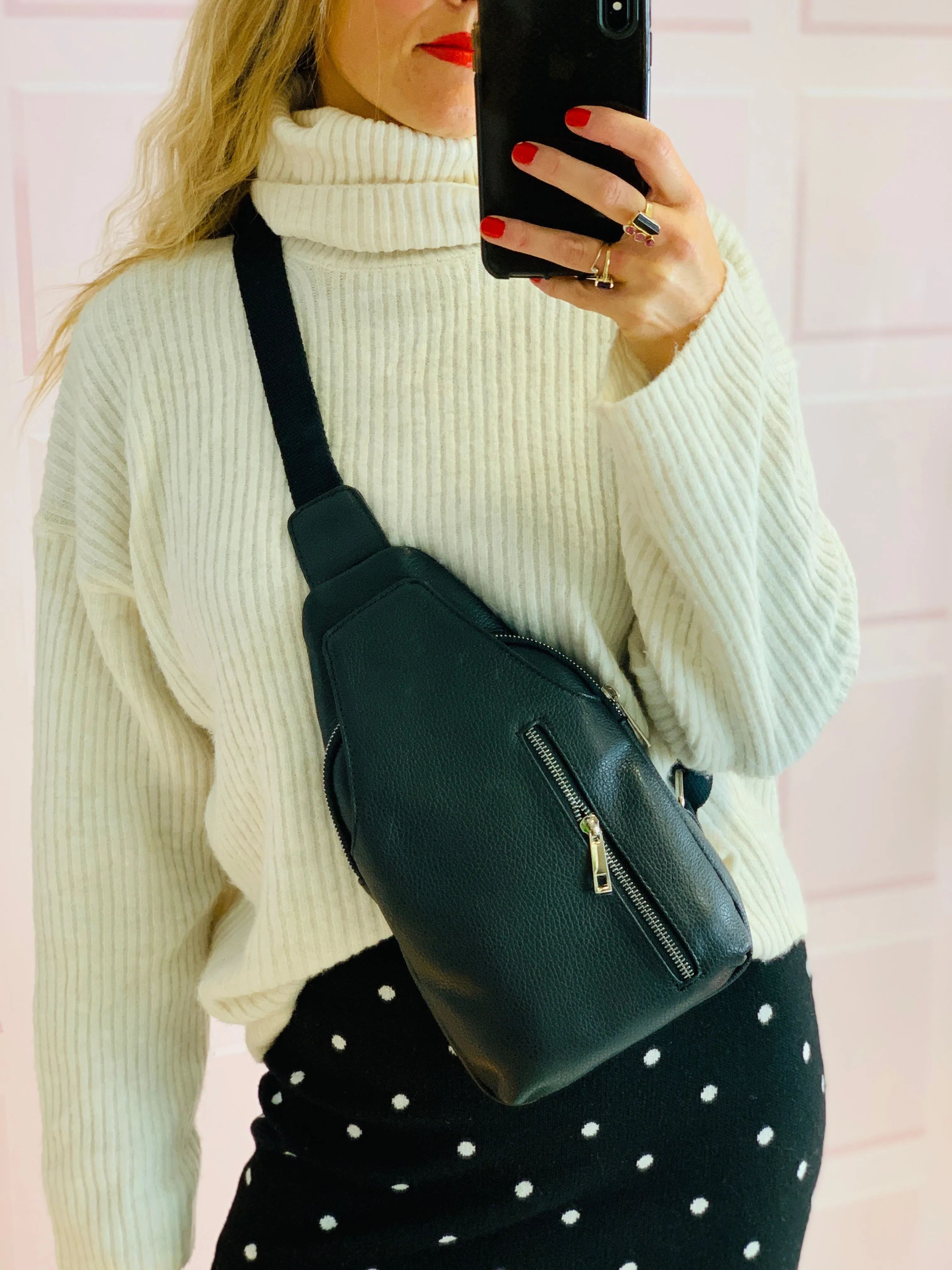 The Milano Sling Bag Black