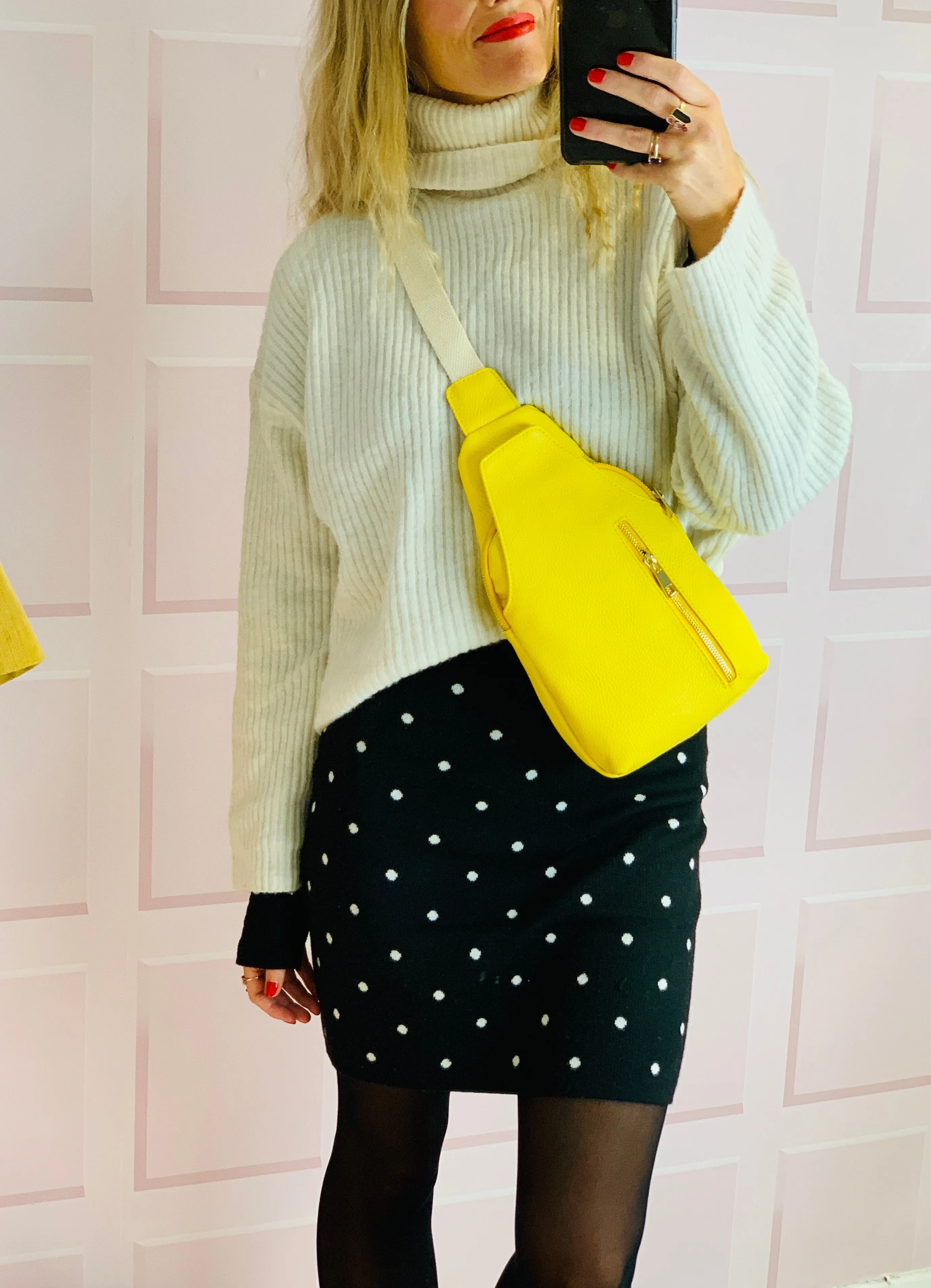 The Milano Sling Bag Yellow