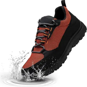 ulogu Steel Toe Shoes for Men Women,Waterproof Non Slip Lightweight Indestructible Work Sneakers,Construction Safety Roofing Zapatos Trabajo Black