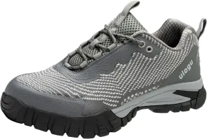 ulogu Waterproof Hiking Shoes for Men Women Comfy Lightweight Non-Slip All Day Walking Work Sneakers 6-Month Warranty