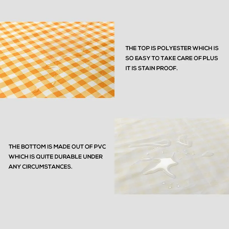 Waterproof Picnic Blanket - Red Grid