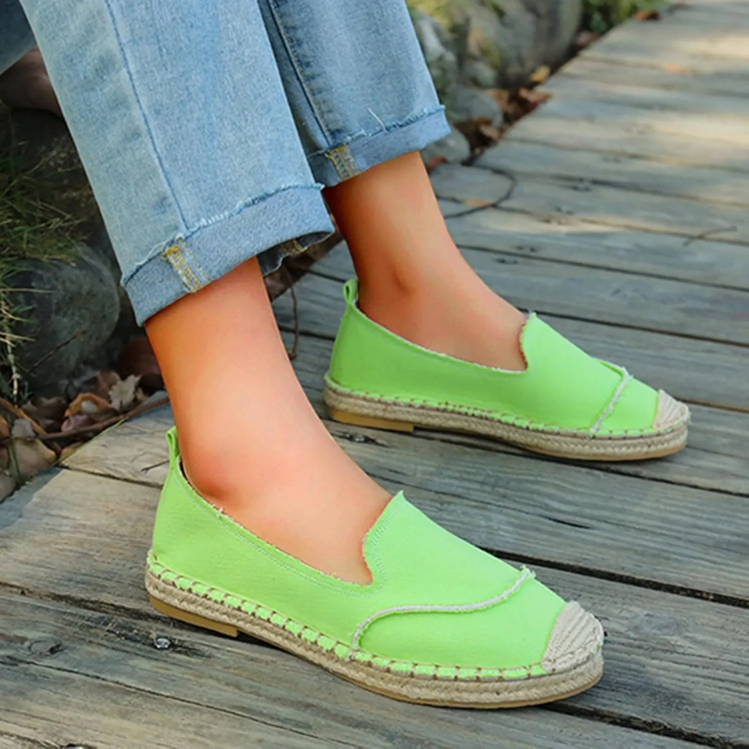 Woman Sandals Size 9 Retro Women's Casual Shallow Shoes Solid Flat Women Casual Dress Shoes 11.5 for Summer