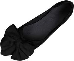 Women's Fashion Bow Suede Casual Shoes Pointed Non Slip Slip On Casual Shoes Fashion Loafer