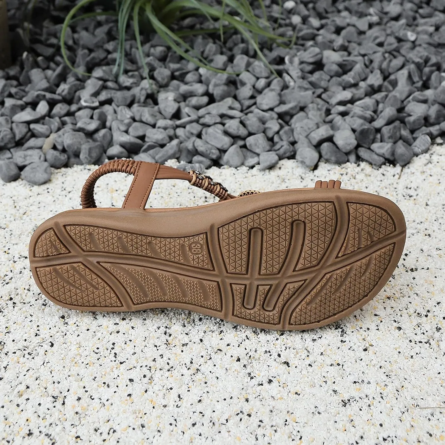 Women's Summer Sandals Slip On Open Toe Casual Beach Footwear Comfortable Flat Shoes For Vacation Travel And