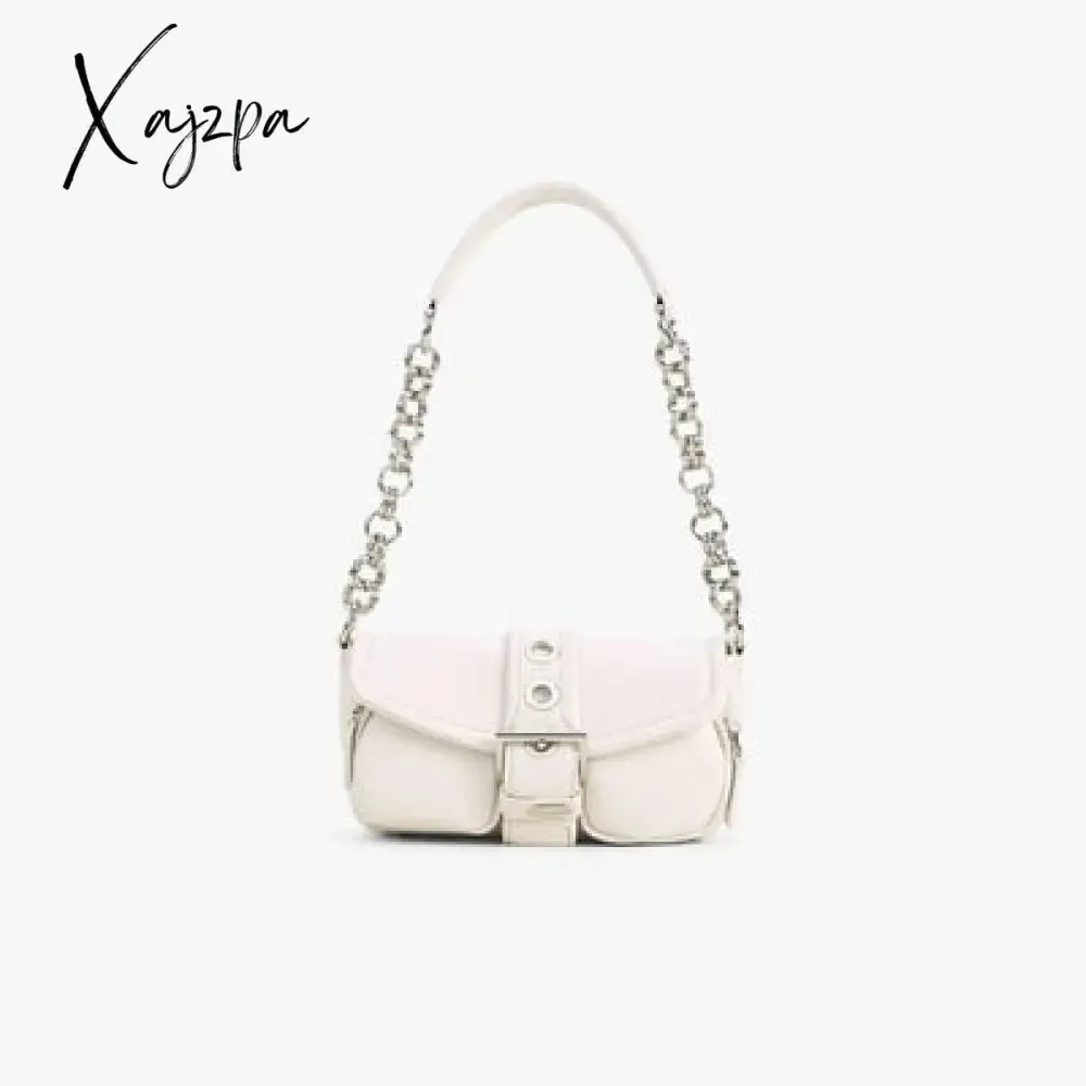 Xajzpa - Vintage Square Armpit bag Fashion Female High-quality PU Leather Women's Designer mini Handbag Vintage Shoulder Messenger Bag